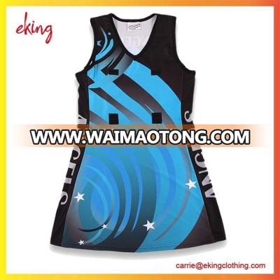 Wholesale women dry fit sports in waisted Netball dresses