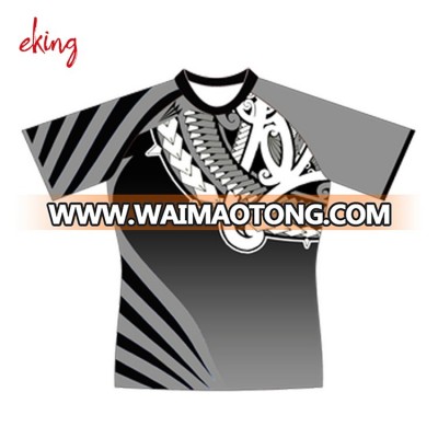 Wholesale Sublimated Striped Custom Rugby Jerseys, Rugby Uniform